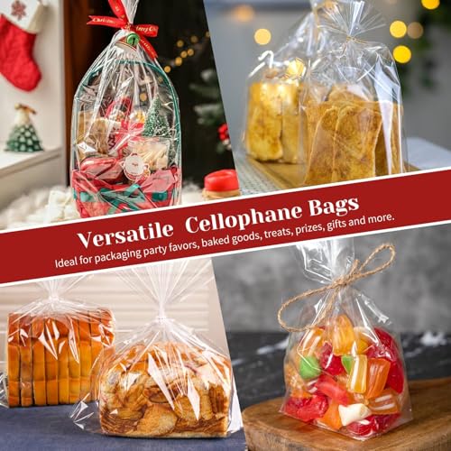 Soelomu 8x11x3 Inch Flat Bottom Gusset Treat Bags, 50 Pcs - color: 8 x 11 x 3 Inch