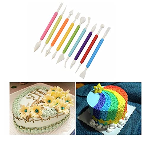 13PCS DIY Fondant Tool, Cake Decorating Hand Tool, Gum Paste Modeling Tools - color: 13PCS