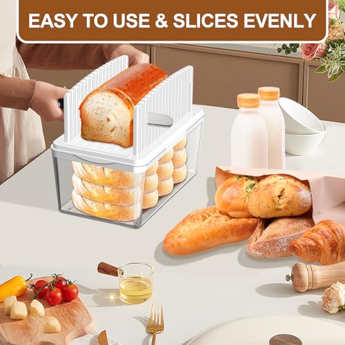 Kiss Core Upgrade Pull Out Bread Slicer for Homemade Bread with Bread Box - style: Pull Out Bread Slicer with box