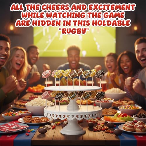 2 Pcs Football Cake Pop Mold with 100 Sticks for Sports Party - style: Football