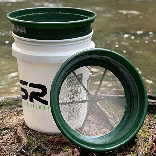 ASR Outdoor Gold Panning 1/8 Classifier Screen Sifting Pan Prospecting Mesh Sieve - size: 1/8" Mesh