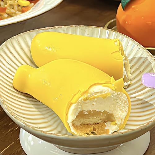 2Pack Banana Silicone Mold for Mousse Cake, Fruit Pudding Banana Molds - color: 24-Cavity Banana