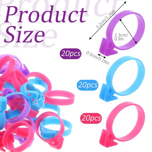 Piping Bag Ties, 60 PCS Pastry Bag Ties