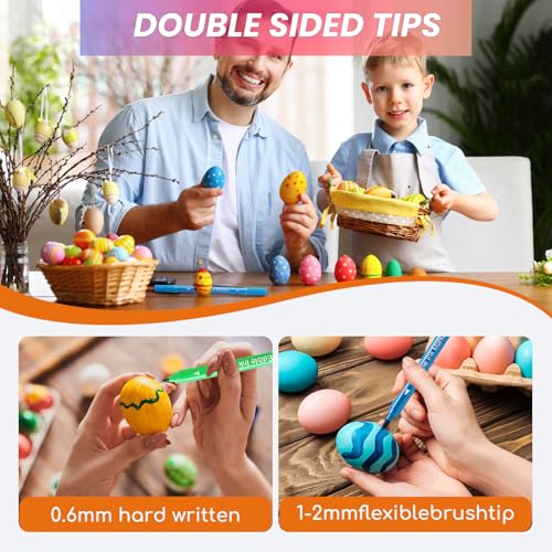 Edible Markers Food Coloring Pens Fine and Thick Tip Food Grade Gourmet Writers for Cookies Fondant Cakes Baking Party Decorating Drawing Writing(Blcak 2PCS)