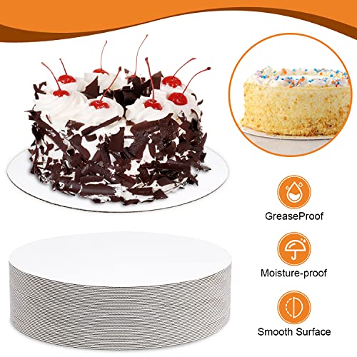 ZENOWICK 40-Packs Cake Boards 10 inch Round, White Cake Board Rounds - color: 40P, size: 10IN