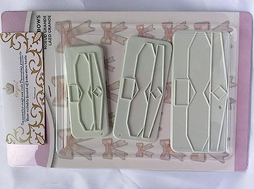 ribbon bowknot bow cutter set cookie impression mold