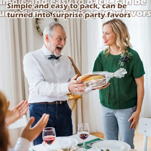 50 Sets Paper Loaf Pans for Baking 6.3 x 2.2 x 2.2 Inch Disposable Paper Baking Pans with Clear Plastic Bags and Kraft Ties Rectangle Cake Mold for Bread Sweets Tea Party (Brown Newspaper) - style: Brown Newspaper