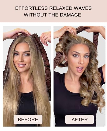 Original Satin Heatless Curls Overnight Curling Rod Set - color: ORIGINAL Mulberry