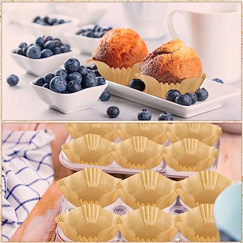 Tanlade 350 Pcs Square Mini Cupcake Liners Brownie Baking Pan Liners,Craft - color: Craft