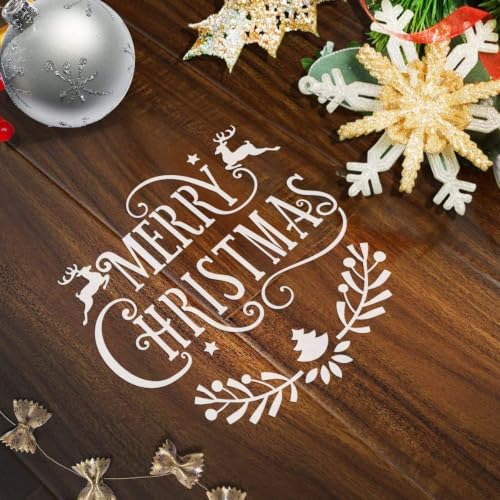 Christmas Stencils 24 Pcs, 6x6 in Painting Templates for Wood & Crafts - color: Christmas Stencils