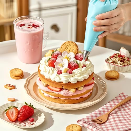Piping Tips Set 65pcs Stainless Steel Cake Decorating Kit