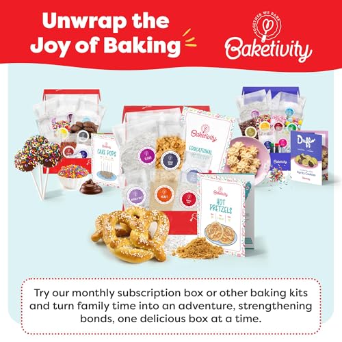 Baketivity Pretzel Kids Baking Kit with Hat & Apron - color: Pretzels