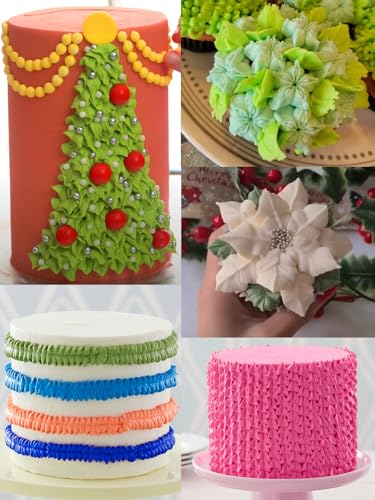 352 Leaf Piping Tip Set, 3 Pcs Leaf Tips for Cake Decorating Flowers