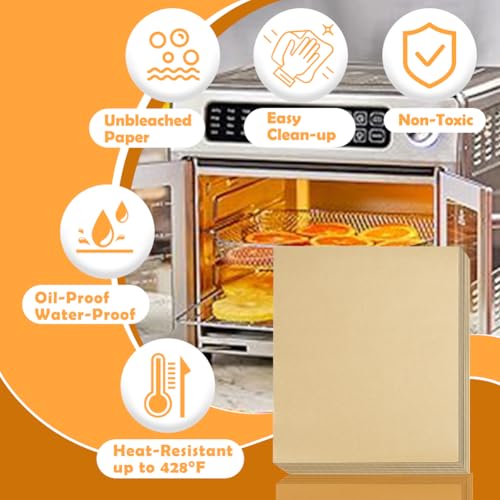 YQL 10x12 Inch Air Fryer Liners, 150PCS Unbleached Parchment Paper - size: 10x12 Inch