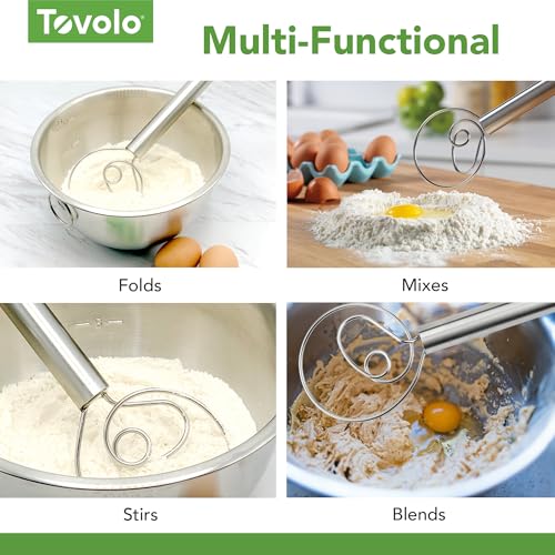 Tovolo Dough Whisk - 12" - style: 12'' Dough Whisk
