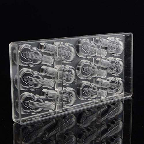 Polycarbonate Chocolate Mold DIY Candy Mould Clear Hard Plastic Bakeware Pastry Tools (19286) - color: 19286