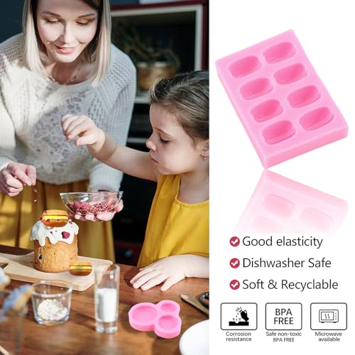 ZiXiang Macaron Hamburger Silicone Mold Macaroon Fondant Molds Set of 4