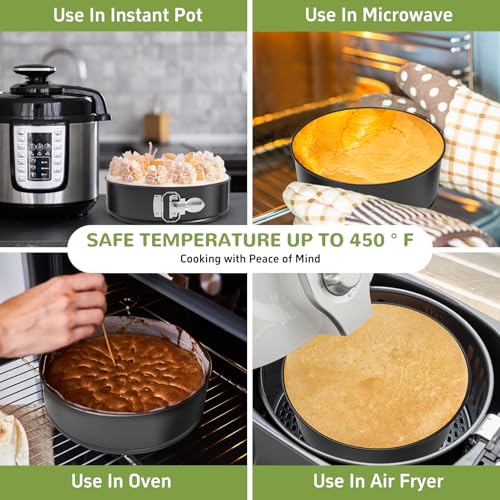 ZeroPone 7 Inch Springform Pan with Removable Bottom - size: 7 Inch