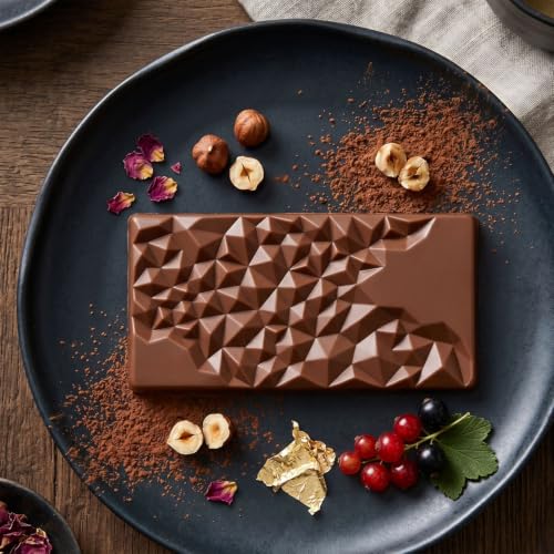 Break Apart Silicone Chocolate Molds Fragment Candy Mold For Chocolate Bar Candy Energy Bar
