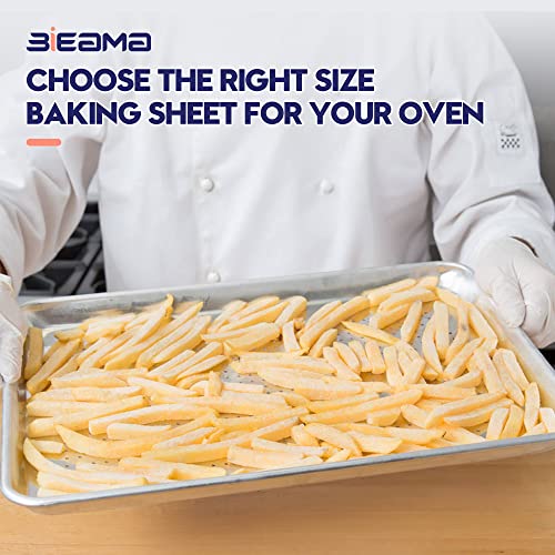 BIEAMA 12 Pack Perforated Half Size 18" x 13" Baking Sheet Pan - size: 12PACK Perforated Half Size 18"×13"