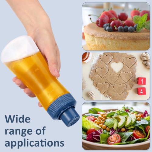 Havawish 1 Pcs Cake Moistening Bottle 12oz/350ml Squeeze Bottle, Blue - color: Blue