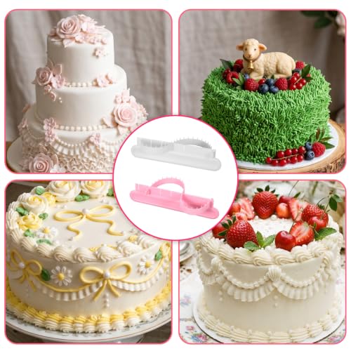 2 Pcs Cake Arch Guide Tool, Adjustable Fondant Cake Arc Ruler