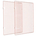 Briout 2PCS Cooling Rack for Cooking Baking, 16" x 10" Wire Rack, Rose Gold - color: Rose Gold, size: 16"x10"-2PC