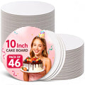 Cyrico Cake Boards 10 Inch Round, 46 Pack Food-Graded Cardboard Cake Rounds