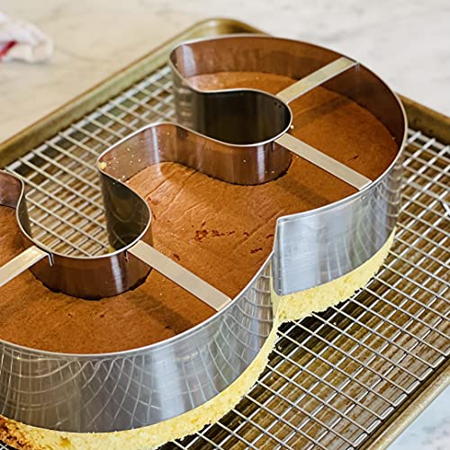 Extra Large Number 0 Cake Cutter, Silver - size: #0, 11-inches Tall