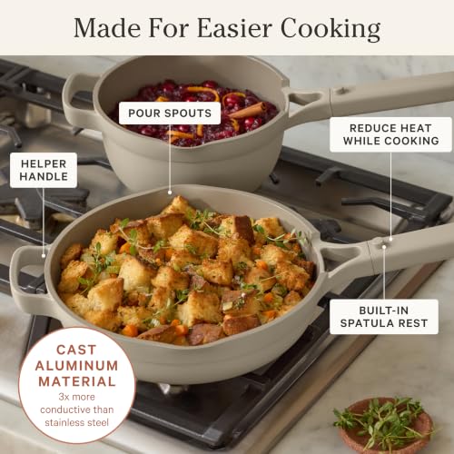 Our Place Always Pan 2.0, 10.5" Ceramic Nonstick Pan, 2.6 Qt - color: Steam, size: 10.5"