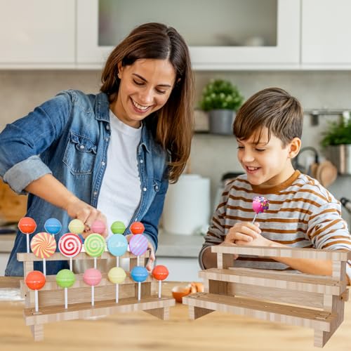 2 Set Upgraded Cake Pop Stand, Lollipop Cakesicle Cake Pop Holder Stand Display Holder Supplies (Cake Pop Stand) - color: Cake Pop Stand