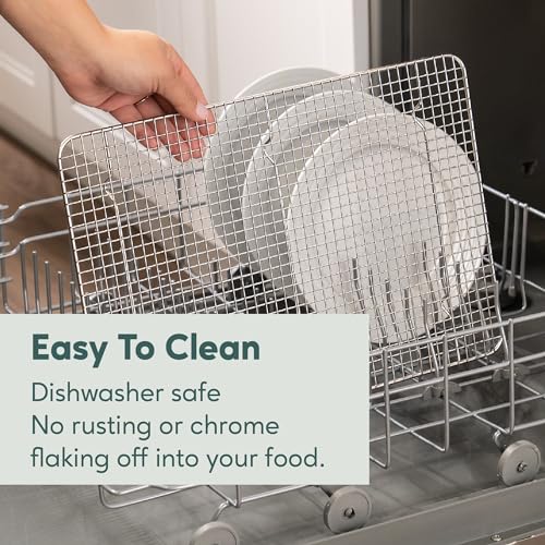 Ultra Cuisine Durable Cooling Rack for Cooking and Baking - 11.5" x 16.5" - size: 11.5" x 16.5" 1-Pack