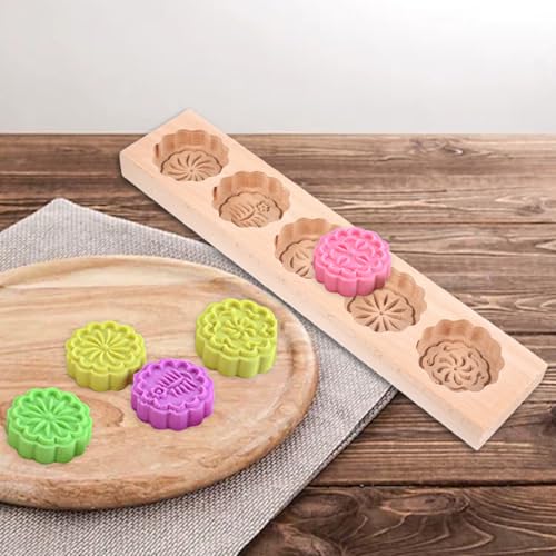 Wooden Moon Cake Mold 11.87 in Chinese Pattern