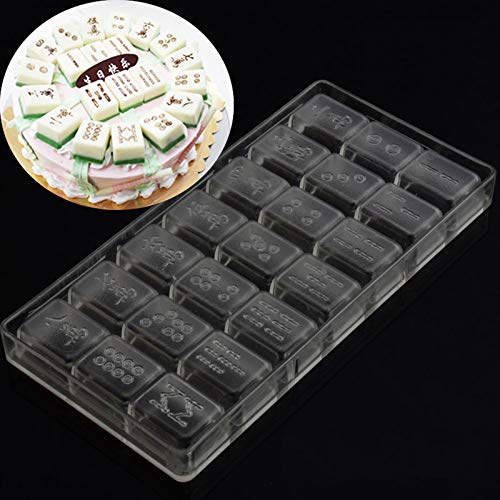 Polycarbonate Chocolate Mold DIY Candy Mould Clear Hard Plastic Bakeware Pastry Tools (19318-D) - color: 19318-D