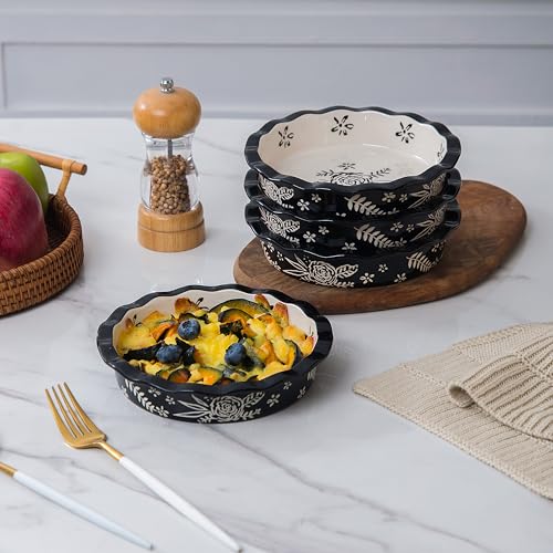 Wisenvoy Mini Pie Pans - Ceramic Pie Plates for Baking