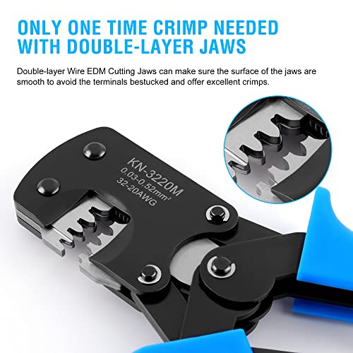 Knoweasy Micro Molex Crimper: Compatible with D-Sub, JST, JAE Connectors - style: Molex