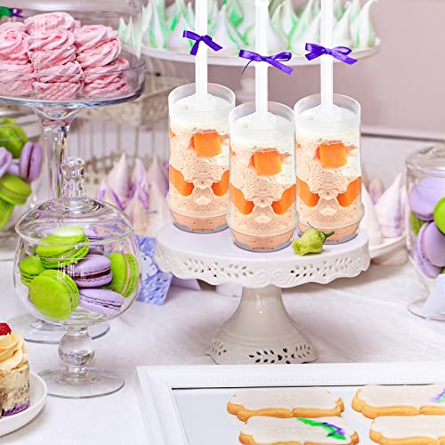 Lenwen 3 Pcs Push Containers Pop Push Cake Pop with Lids, Cake Stands