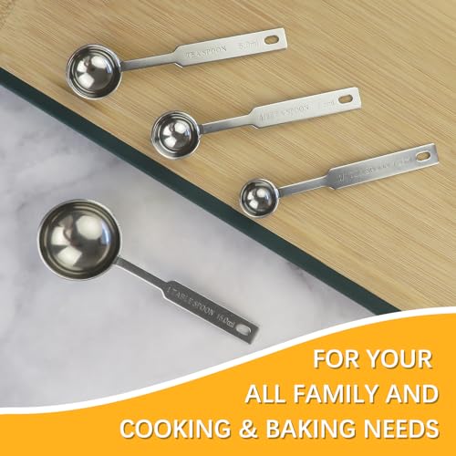 2PCS 1tbsp(15ml) Stainless Steel Measuring Spoon - size: 1tbsp