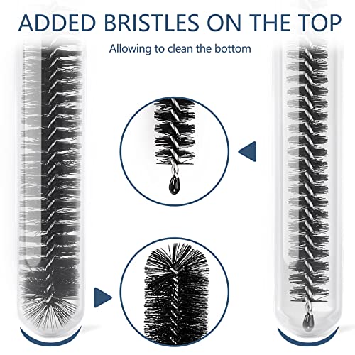 Ixiaoyoo 12 Pcs Straw Cleaner Brushes Set, 8.2 Inch Nylon Cleaning Brush - color: 8.2 Inch Black