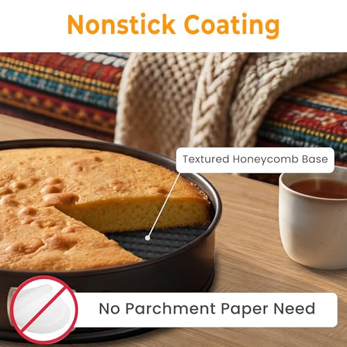 6 Inch Springform Pan, Nonstick, Leakproof Design - size: 6-Inch