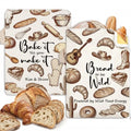 Western Cowgirl Baking Gifts Beeswax Bread Bags 2 Pack XL 13x17in - color: Western