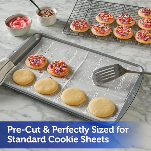 Reynolds Kitchens Pre-Cut Parchment Paper Cookie Baking Sheets, 22ct - size: 22 Count (Pack of 1), style: Baking Sheets