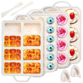 7 Pcs Silicone Baking Set, Nonstick Bakeware Mold with Spatula Oven Mitts