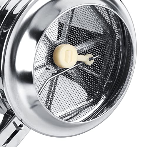 Flour Sifter Stainless Steel Handheld Manual Sieve Strainer Kitchen Baking Tool Ergonomic Design Convenient Storage Keeps Kitchen Clean Versatile for Cakes Cookies Pastries