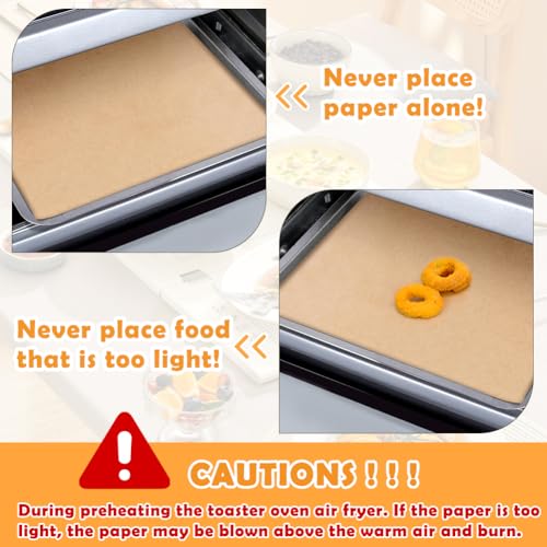 YQL 10x12 Inch Air Fryer Liners, 150PCS Unbleached Parchment Paper - size: 10x12 Inch