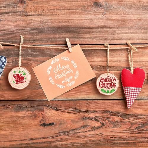 Christmas Stencils 24 Pcs, 6x6 in Painting Templates for Wood & Crafts - color: Christmas Stencils