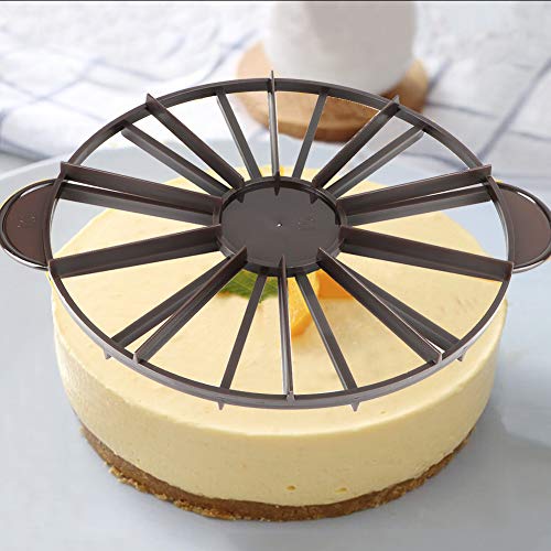 Fdit Cake Divider Cutter, 10 12 Portion Marker, 26.8 cm Round
