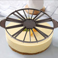 Cake Divider and Slicer - 10-12 Piece Bread Equal Portion Marker - Pie, Cheesecake Baking Tool
