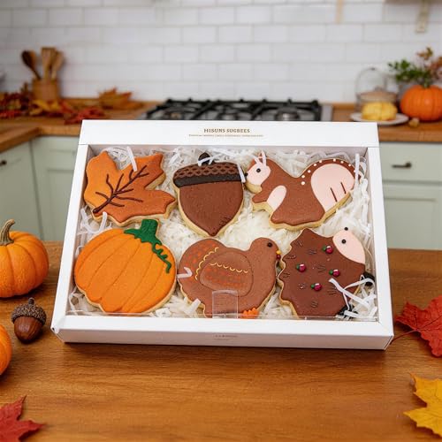MrCookie Large Autumn/Fall Cookie Cutters,Thickened Stainless Steel - color: Fall/Thanksgiving