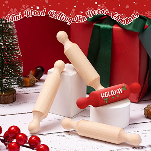 45Pcs Wooden Mini Rolling Pin Long Kitchen Baking - color: Rolling Pins 45